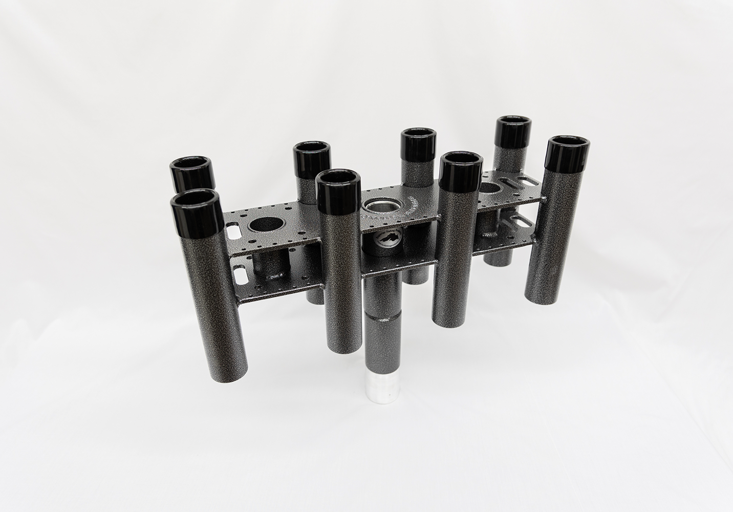 Black Powder Coated Aluminum 4 Rod Rack